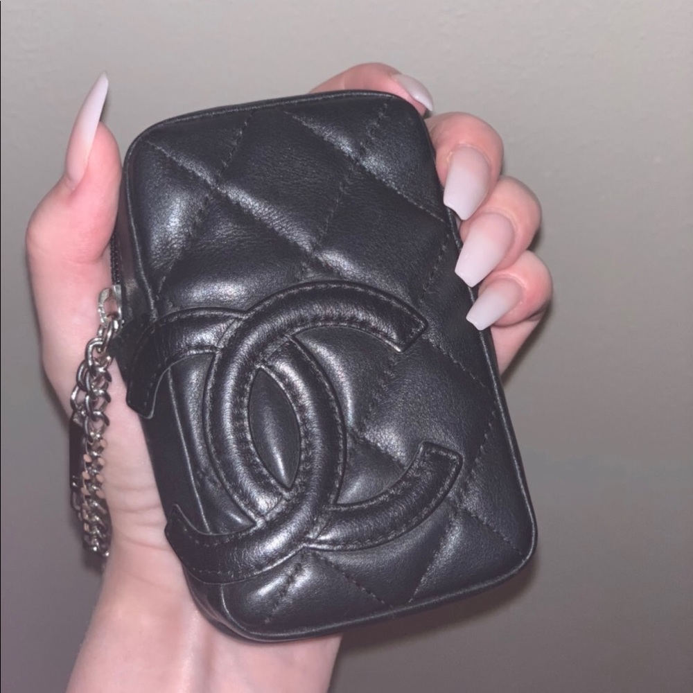 CHANEL Black Multi-Purpose Belt Pouch **MINT**